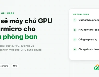 Chia sẻ máy chủ GPU Supermicro cho nhiều phòng ban với Rafay GPU PaaS - CSC Distribution