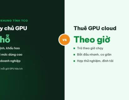Mua máy chủ GPU hay thuê GPU cloud: khung tính TCO