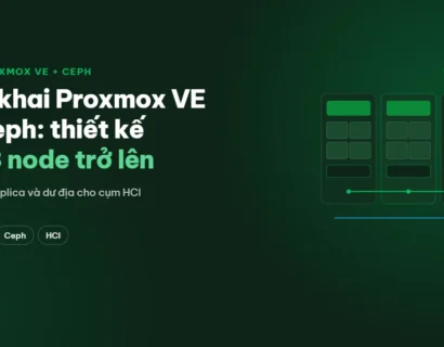 Triển khai Proxmox VE với Ceph - thiết kế cụm HCI